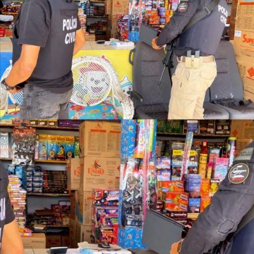 Polícia Civil intensifica fiscalização e orienta população sobre uso seguro de fogos de artifício no período junino