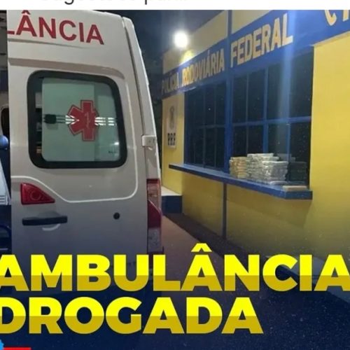 Motorista de ambulância perde cargo após transportar drogas em Rondônia