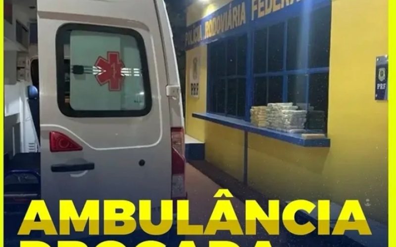 Motorista de ambulância perde cargo após transportar drogas em Rondônia