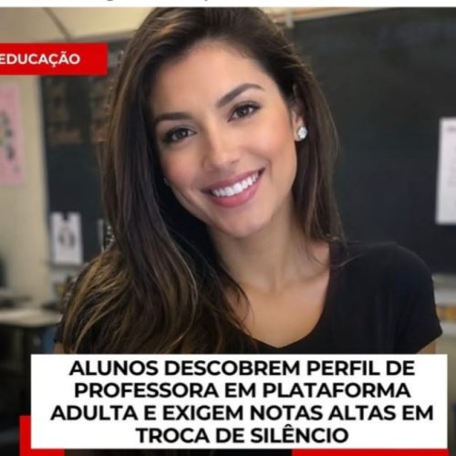 Nos Estados Unidos alunos descobrem perfil da professora em plataforma adulta e exigem notas altas em troca de Silêncio