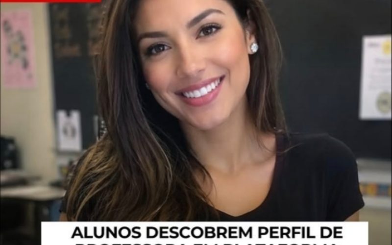 Nos Estados Unidos alunos descobrem perfil da professora em plataforma adulta e exigem notas altas em troca de Silêncio