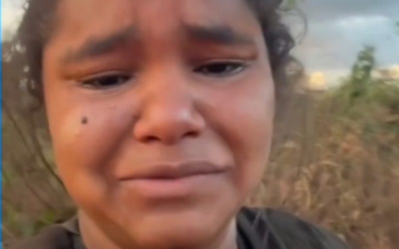 Vídeo de mulher lamentando morte do marido após grave acidente comove internautas