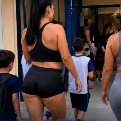 Escola proíbe mães de entrarem para buscar os filhos usando roupas curtas e decotadas e caso gera polêmica
