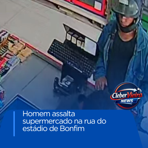 Supermercado é assaltado por homem armado no bairro da Gamboa, em Senhor do Bonfim