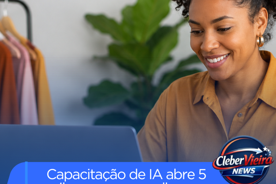 Capacitação em inteligência artificial abre 5 mil vagas para mulheres empreendedoras em todo o Brasil