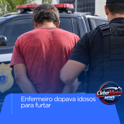 Enfermeiro é suspeito de dopar idosos para cometer roubos