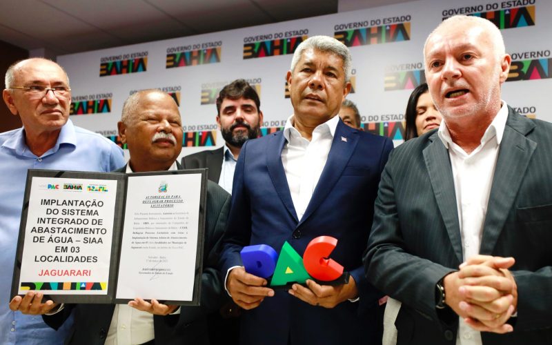 Deputado Bobô celebra autorização para novas obras de abastecimento de água em Jaguarari