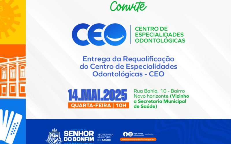 Prefeitura de Senhor do Bonfim entrega Centro de Especialidades Odontológicas totalmente reformado e ampliado nesta quarta-feira (14)