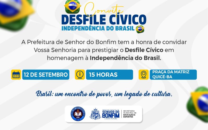 Convite Especial :Desfile em Quicé