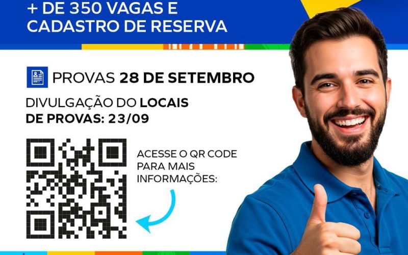 Senhor do Bonfim realiza provas do Processo Seletivo no dia 28 de setembro