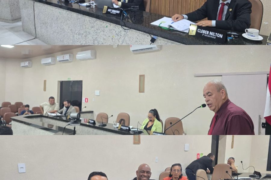 Câmara de Senhor do Bonfim realiza 9ª Sessão Ordinária com apresentação de três projetos de lei