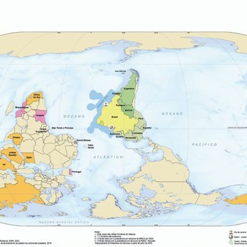 Qual o modo certo de ver o mundo? IBGE lança mapa com Brasil no centro e Sul no topo