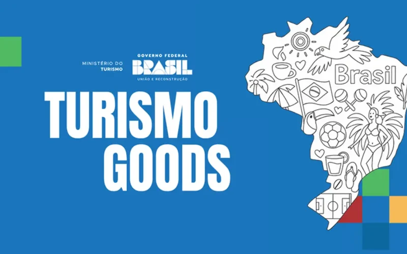 Ministério lança livro de colorir com destinos turísticos brasileiros