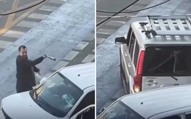 Ciúme leva homem destruir carro de suposto amante
