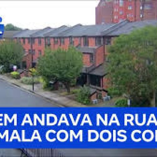 Polícia descobre que homem flagrado carregando uma mala pesada levava dois corpos
