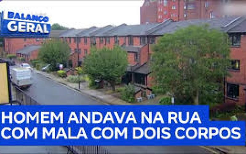 Polícia descobre que homem flagrado carregando uma mala pesada levava dois corpos
