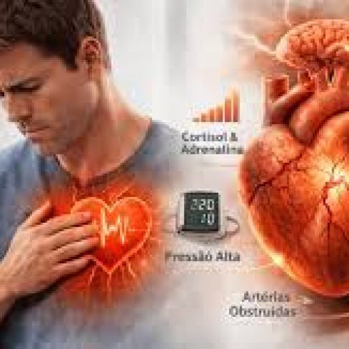 Pesquisas na área da saúde cardiovascular mostram que o estresse financeiro crônico pode impactar diretamente o coração
