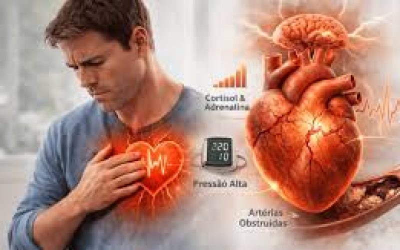 Pesquisas na área da saúde cardiovascular mostram que o estresse financeiro crônico pode impactar diretamente o coração