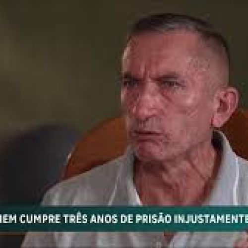 Homem inocente cumpre três anos de prisão injustamente por suposto roubo a banco