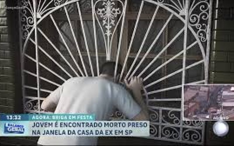 Jovem é encontrado morto com a cabeça presa na grade da janela da ex-namorada no interior de SP