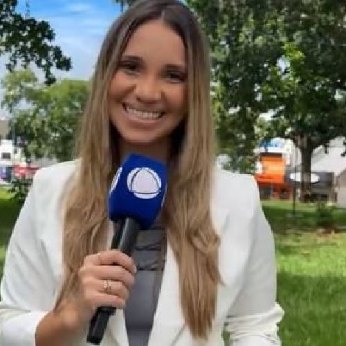 Repórter da Record entra em trabalho de parto durante entrada ao vivo