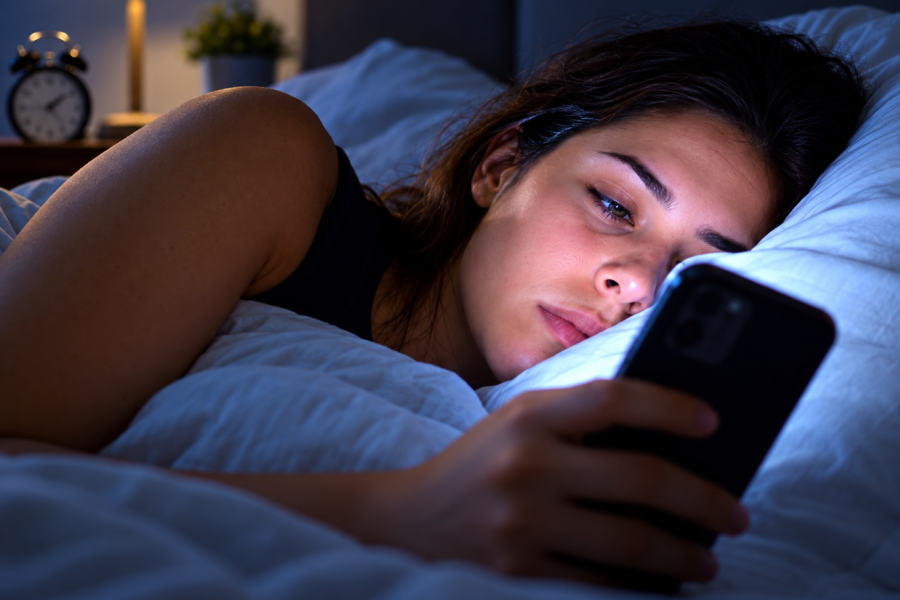 Uso de celular na cama está associado a 59% mais chances de sintomas de insônia, aponta estudo