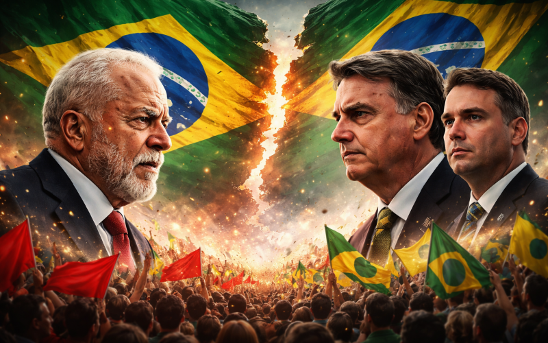 Brasil dividido: 43% temem volta da família Bolsonaro e 42% têm medo da continuidade de Lula