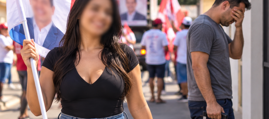 Homem termina casamento após mulher sair para trabalhar em campanha política e voltar 10 dias depois