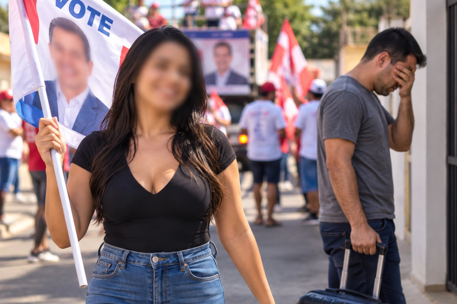 Homem termina casamento após mulher sair para trabalhar em campanha política e voltar 10 dias depois