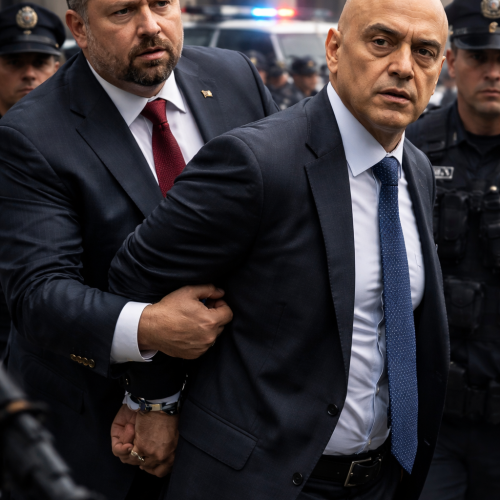 Conselheiro de Trump publica imagem de IA simulando prisão de Alexandre de Moraes