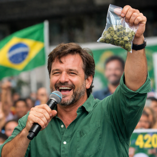 Polêmica: pré-candidato promete “bolsa maconha”
