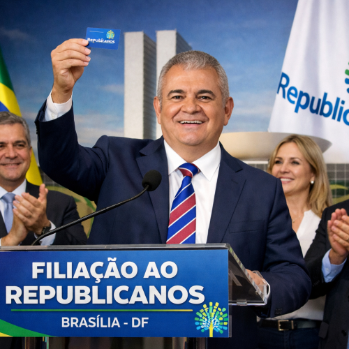 Senador anuncia filiação ao Republicanos diretamente de Brasília