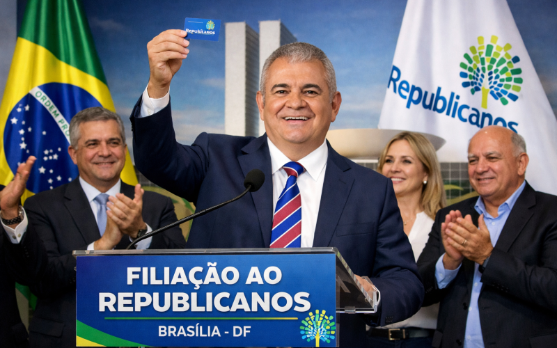 Senador anuncia filiação ao Republicanos diretamente de Brasília