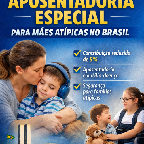 Projeto garante aposentadoria especial para mães atípicas no Brasil