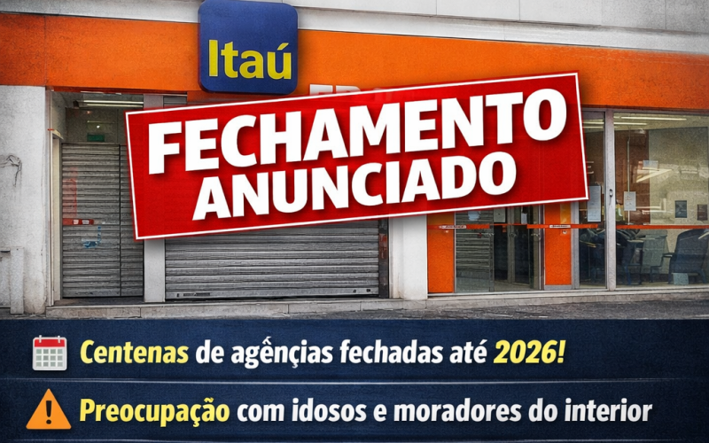 Itaú deve fechar agência em Senhor do Bonfim dentro de plano de reestruturação nacional