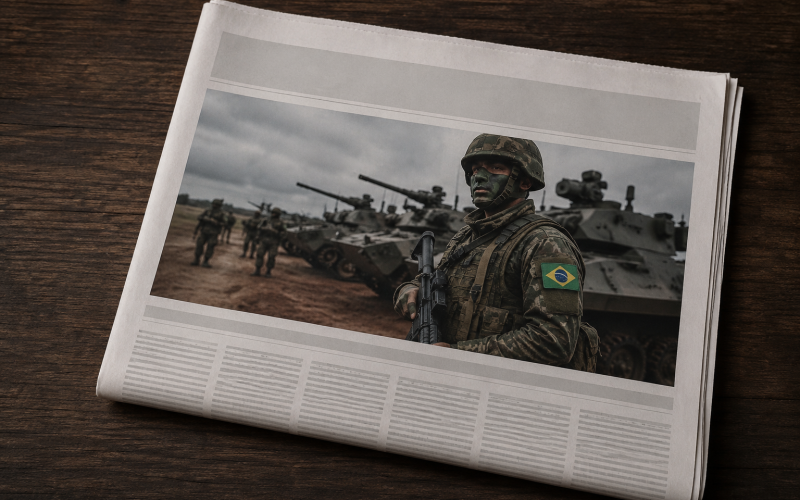 Jornal chinês critica Forças Armadas brasileiras e gera repercussão nas redes