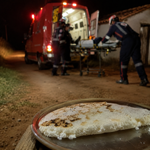 Homem morre engasgado com beiju na Bahia