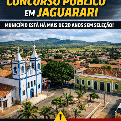 Ministério Público cobra realização de concurso público em Jaguarari após mais de 20 anos sem seleção