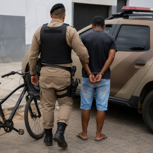 Mais um foragido por homicídio é preso com auxílio do reconhecimento facial durante o São Pedro de Andorinha