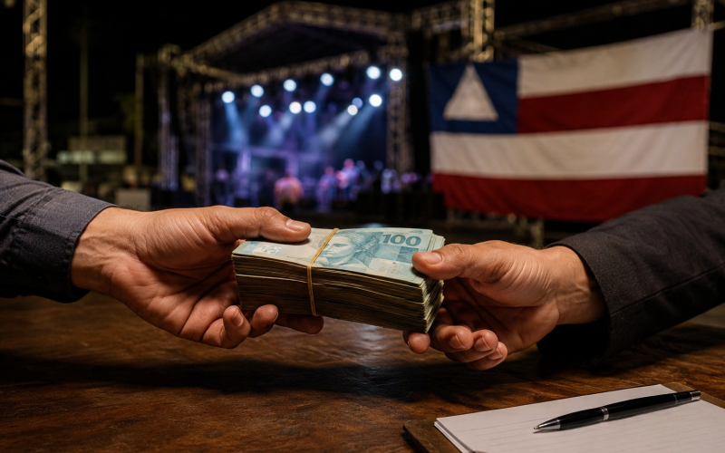 TV Bahia revela suposto esquema de superfaturamento em shows pagos com verba pública na Bahia