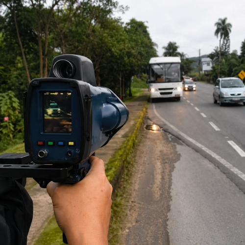 Comissão aprova proibição de radares de trânsito escondidos, incluindo equipamentos portáteis
