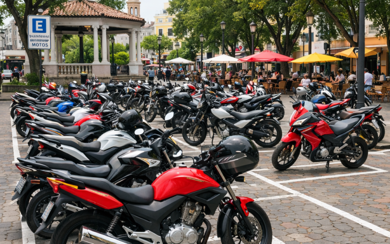 Praça Austricliano será estacionamento diurno para motos!