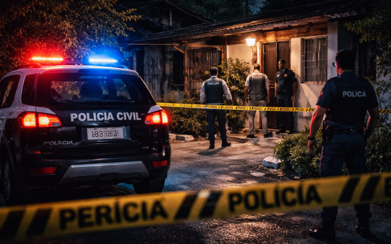 Filha mata pai com ajuda do namorado no interior de São Paulo