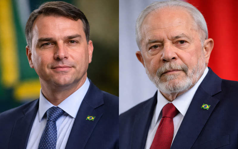 Flávio Bolsonaro aparece à frente de Lula em estados do Sudeste, aponta pesquisa
