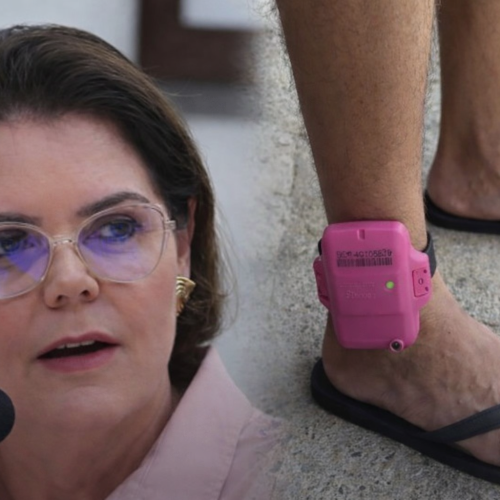 Deputada Coronel Fernanda propõe tornozeleira rosa para homens agressores