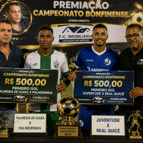 Flávio Costa oferece R$ 1 mil para os autores dos primeiros gols da final do Campeonato Bonfinense