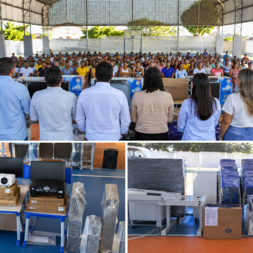 Prefeitura de Senhor do Bonfim entrega equipamentos para fortalecer a educação municipal