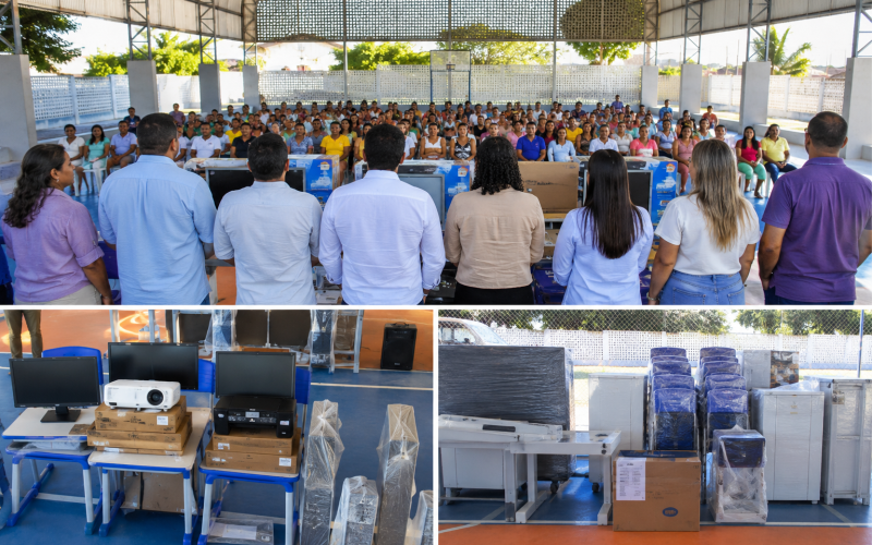 Prefeitura de Senhor do Bonfim entrega equipamentos para fortalecer a educação municipal