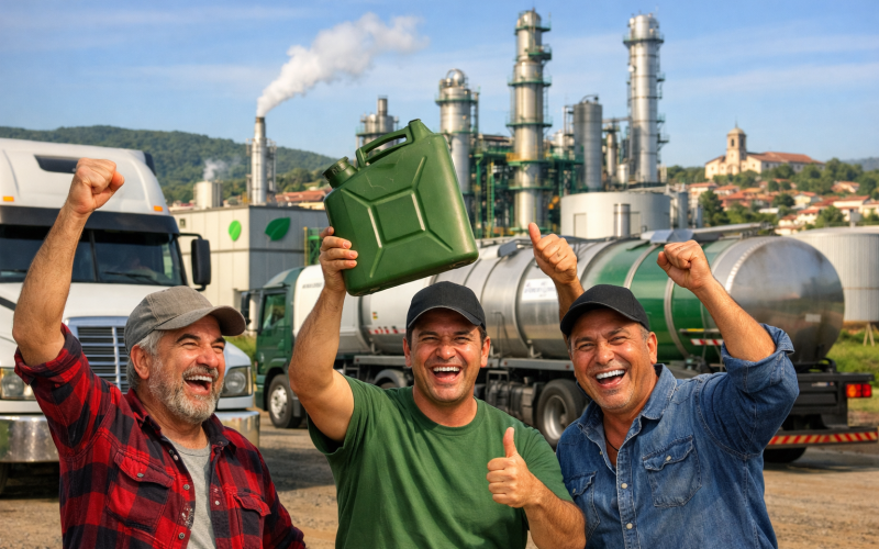 “Novo combustível promete substituir o diesel e já anima caminhoneiros no Brasil!”
