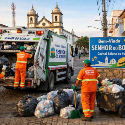 Coleta de lixo tem alteração em virtude da Semana Santa em Senhor do Bonfim
